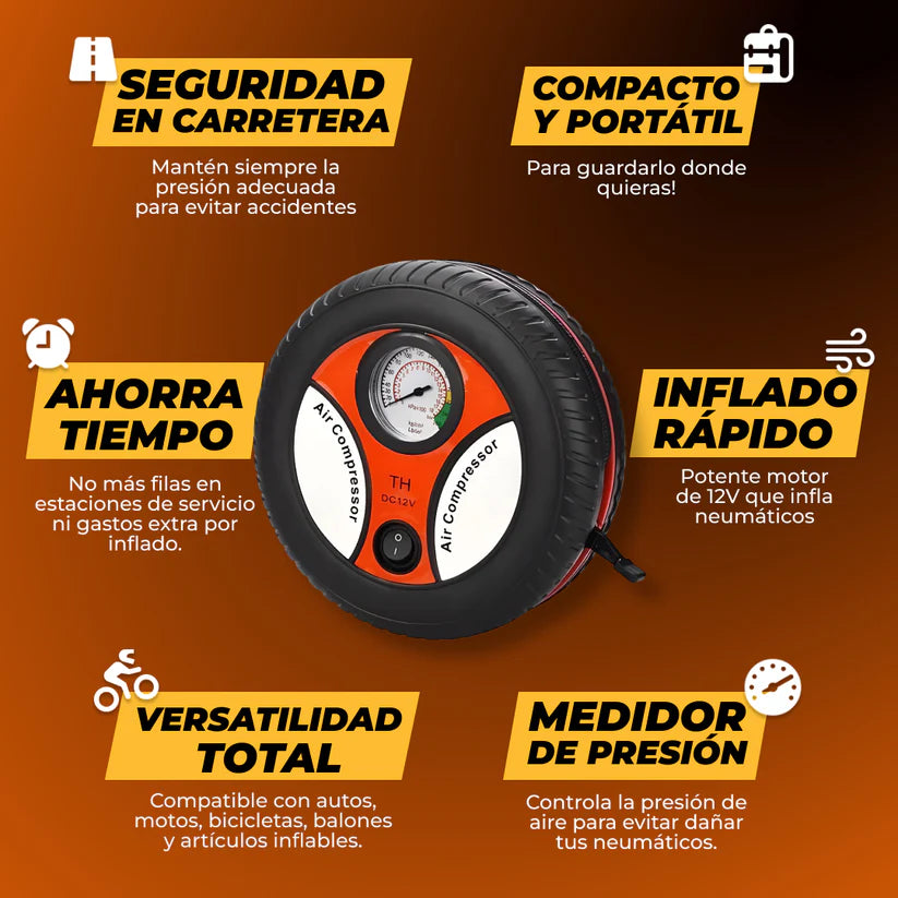 AirJack° | ¡El Compresor portatil ideal para cualquier uso!