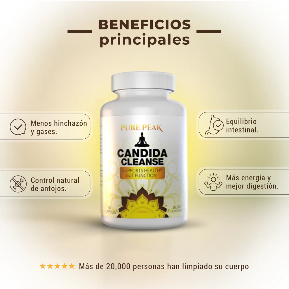 Candida Cleanse | Reduce hinchazón y gana más energía.