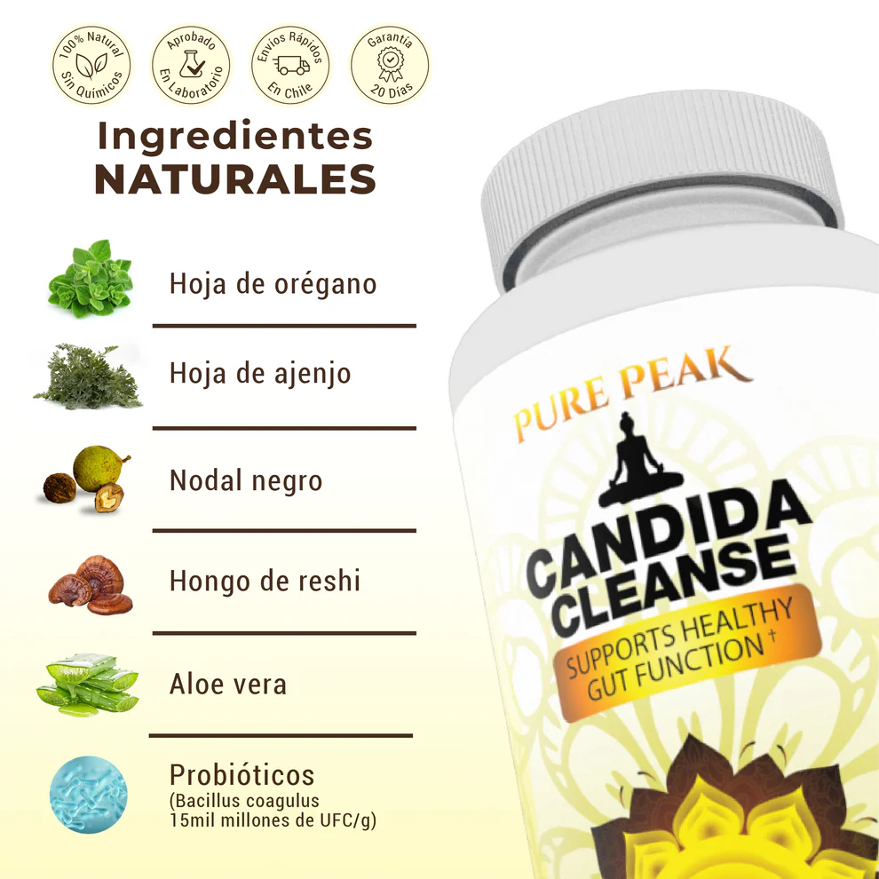 Candida Cleanse | Reduce hinchazón y gana más energía.